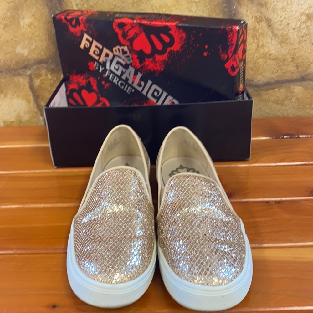 Fergalicious flat sneakers size 10